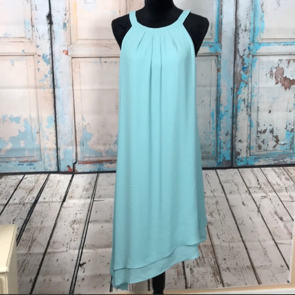 NWT - White House Black Market waterfall dress